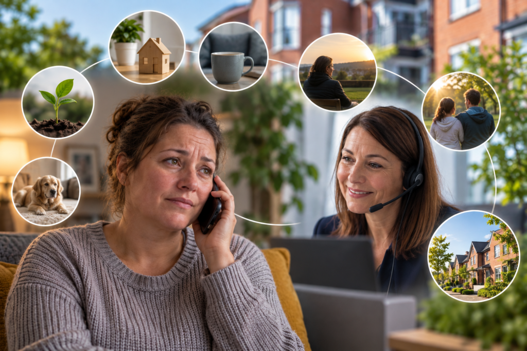 tsws image woman concerned on phone