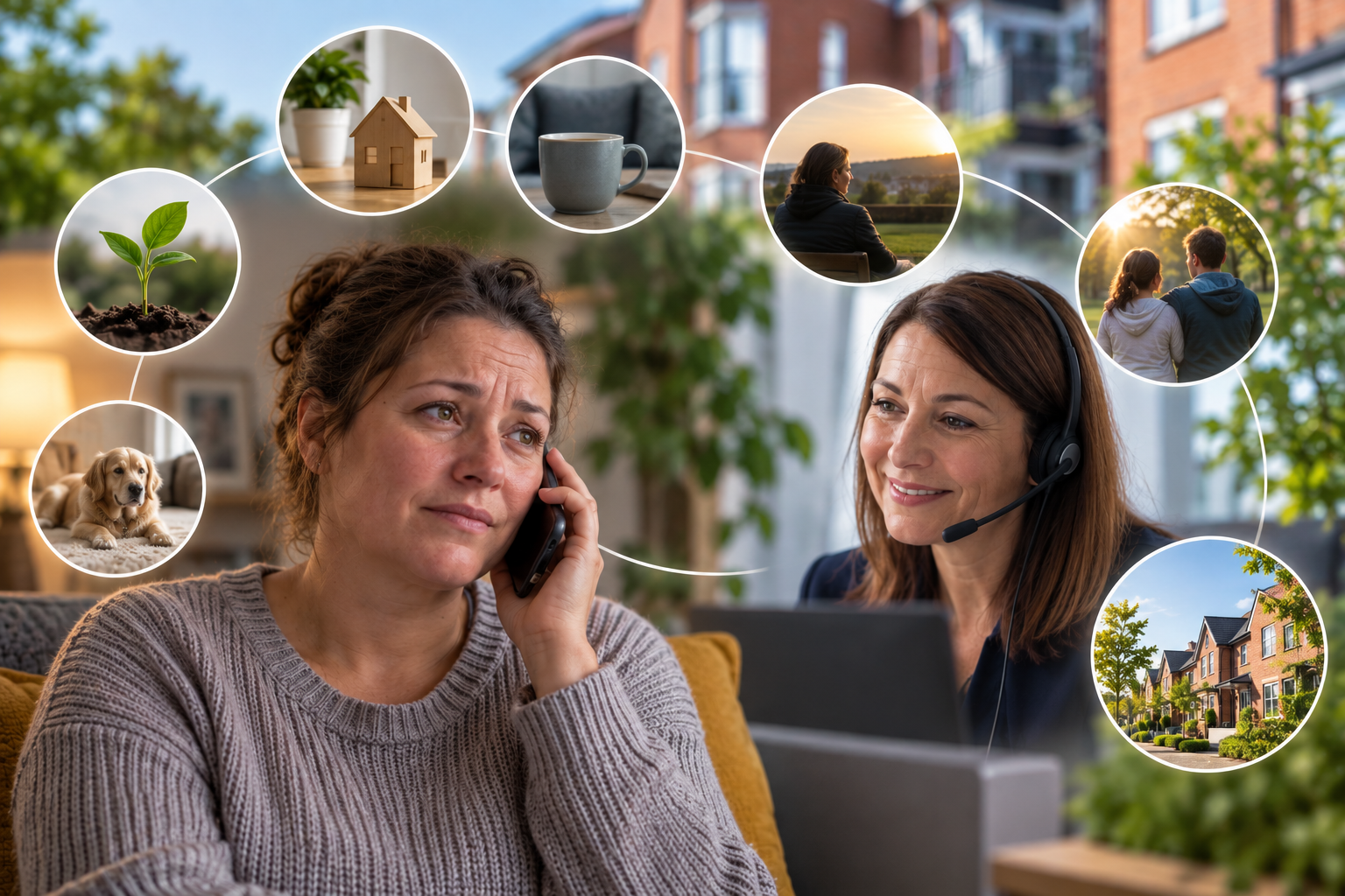 tsws image woman concerned on phone